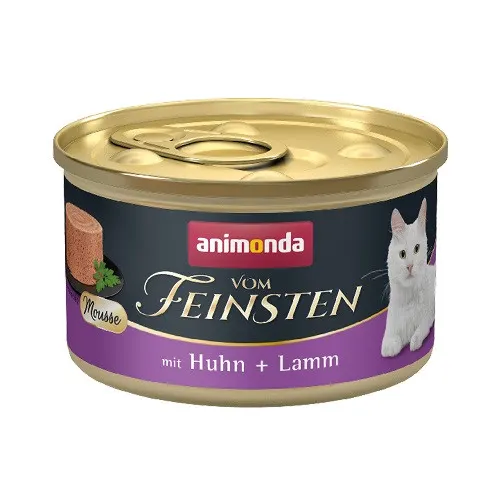 ANIMONDA Vom Feinsten Mousse Kurczak i jagnięcina - mokra karma dla kota - 85g