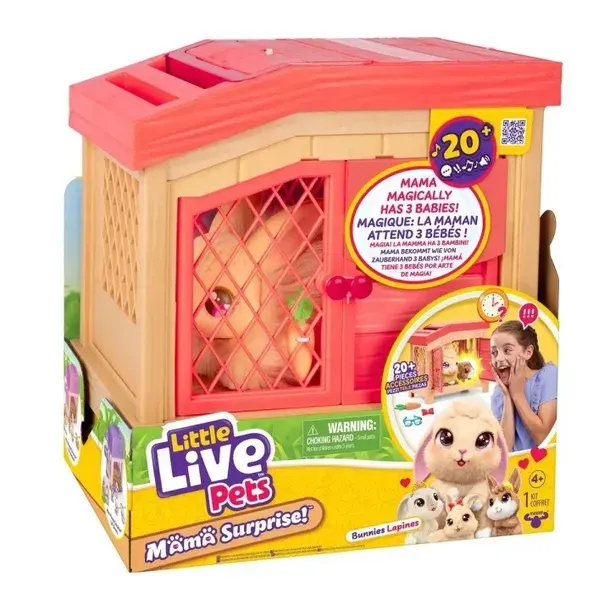 Little Live Pets Mama Surprise Królik w klatce