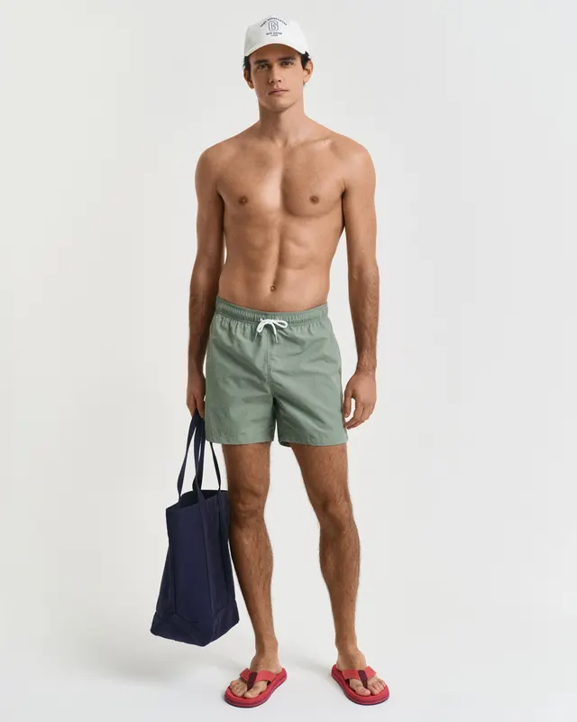 Gant Szorty Kąpielowe Męskie Regular Fit Zielone