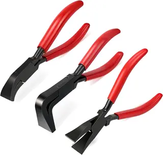 Szczypce do gięcia blachy 3-częściowy zestaw 0° 45° 90° 22 mm ergonomiczne