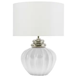 Lampa stołowa neris ceramika biały