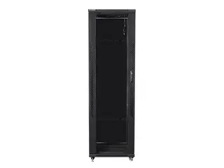 Lanberg Szafa stojąca Rack 19 42U 600x600mm czarna