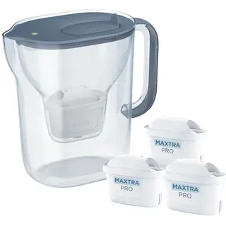 Dzbanek filtrujący Brita Style Essential Szaroniebieski + 3 wkłady Maxtra Pro Pure Performance
