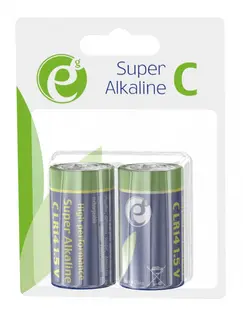 Gembird Bateria alkaiczna LR14 C-Cell, 1.5V, 2 sztuki