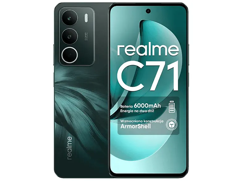 Smartfon REALME C71 4/256GB Zielony