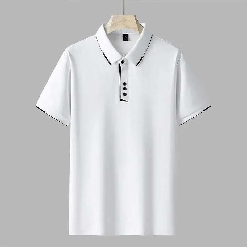 New Large-size POLOT Shirt Half-sleeved Clothes P Fat Men's Clothing