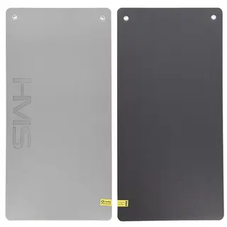 Mata fitness klubowa z otworami HMS Premium MFK07 - szaro-czarna