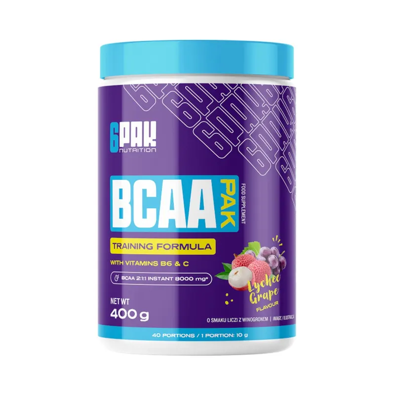 Aminokwasy BCAA 6PAK BCAA PAK 400g