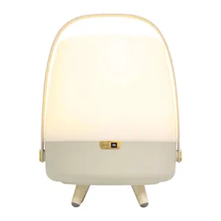 Kooduu Lampa przenośna z głośnikiem Lite-Up Play beżowa