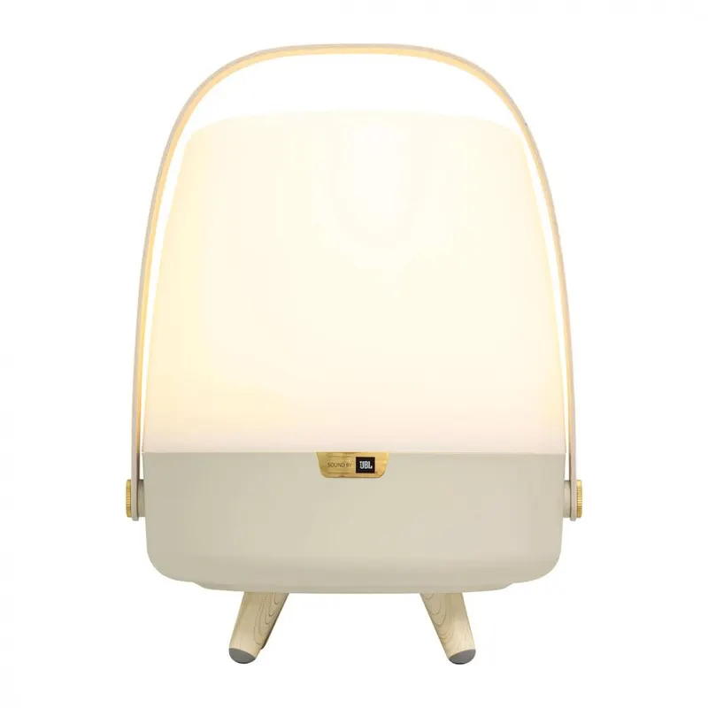 Kooduu Lampa przenośna z głośnikiem Lite-Up Play beżowa