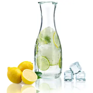 Szklana karafka do soku i zimnych napojów 1,2L