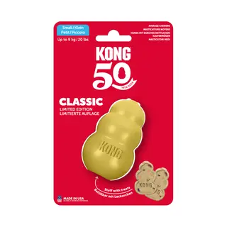 KONG Classic Gold - Rozmiar S: ok. Ø 4,5 x wys. 7,5 cm