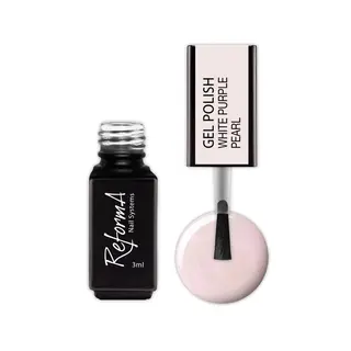 Lakier Hybrydowy - GP Pearl White Purple, 3 ml