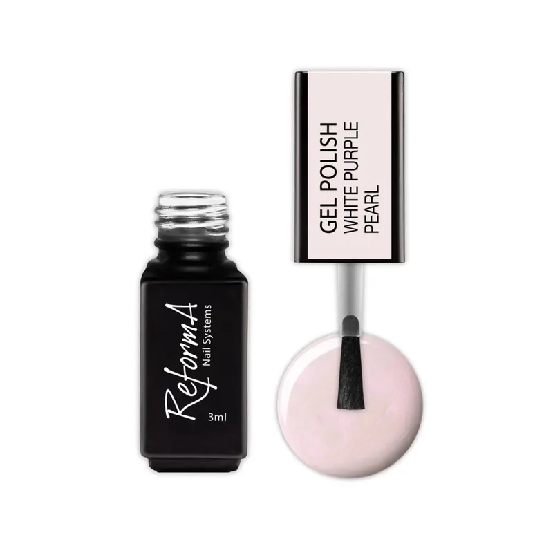 Lakier Hybrydowy - GP Pearl White Purple, 3 ml