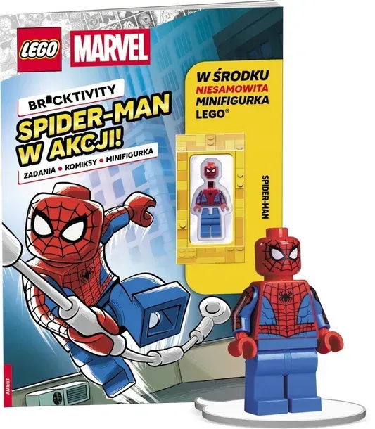 Ameet Lego Spider Man Spider Man w akcji książka dla dzieci