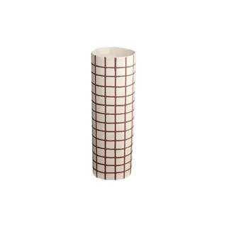 Wazon Asa Selection Bordeaux Squares, 8 x 25 cm