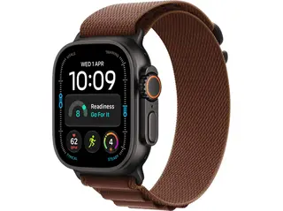 Smartwatch APPLE Watch Ultra 4 GPS + Cellular, koperta 49mm z tytanu w kolorze czarnym, opaska Alpine burgundu - rozmiar L MJC24QP/A