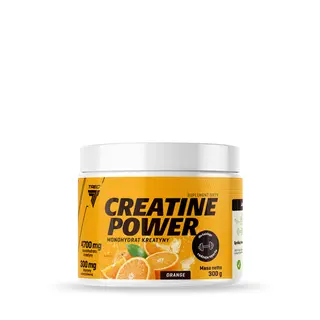 CREATINE POWER - monohydrat kreatyny z tauryną - Pomarańczowy - 300 g