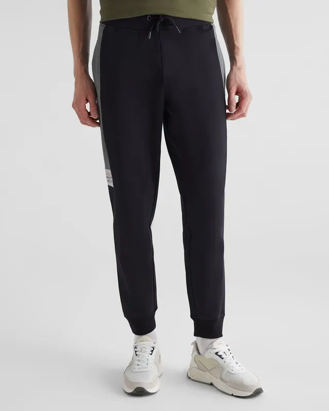 Gant Spodnie Dresowe Męskie Z Nadrukiem Regular Fit Czarne