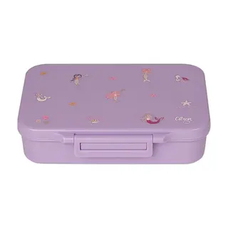 Lunch box tritanowy Mermaid One size Fioletowy