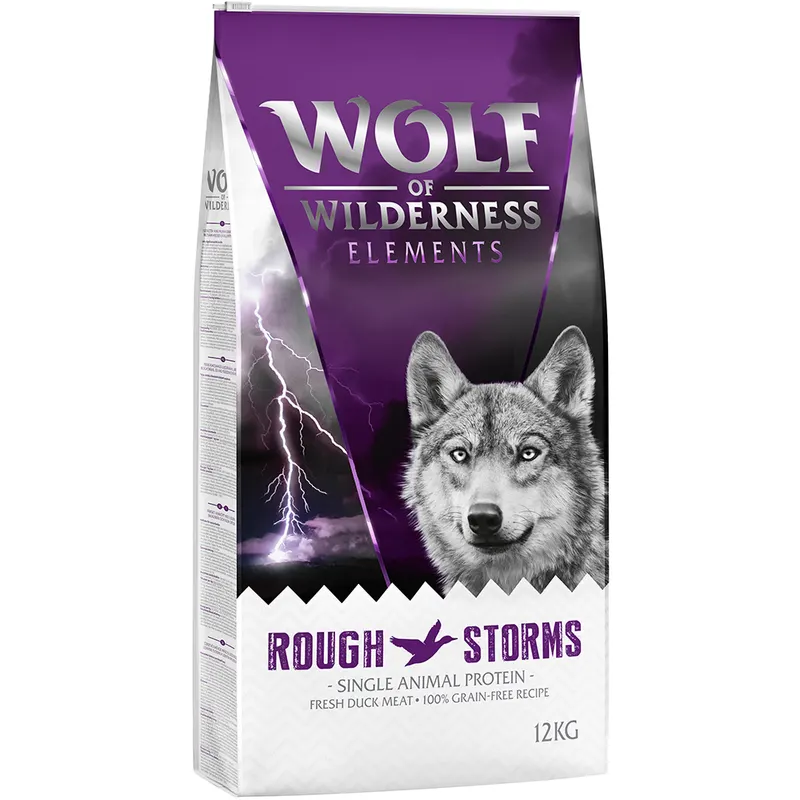 Wolf of Wilderness Monoprotein Sensitive „Rough Storms”, kaczka - bez zbóż - 2 x 12 kg