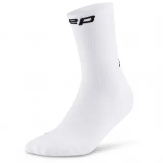 CEP Core Run Socks Mid Cut 5.0, skarpety biegowe, męskie, biały