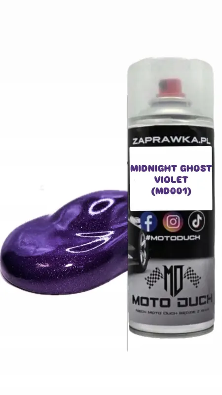 MD001 Poliuretan Selemix 7-512 Spray Midnight Ghost Violet Felgi Zaciski