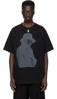 YAMAMOTO-Style T-shirt 2026 Summer HighQuality Dark Style 100% Cotton Printed Short-Sleeved Simple Loose-Tee Shirt Short sleeve