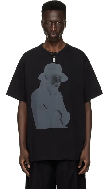 YAMAMOTO-Style T-shirt 2026 Summer HighQuality Dark Style 100% Cotton Printed Short-Sleeved Simple Loose-Tee Shirt Short sleeve