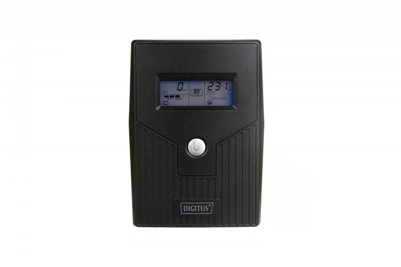 Digitus UPS Line-Ineractive LCD BASIC, 800VA/480W, 1x12V/9A, AVR, 2x Schuko CEE 7/3