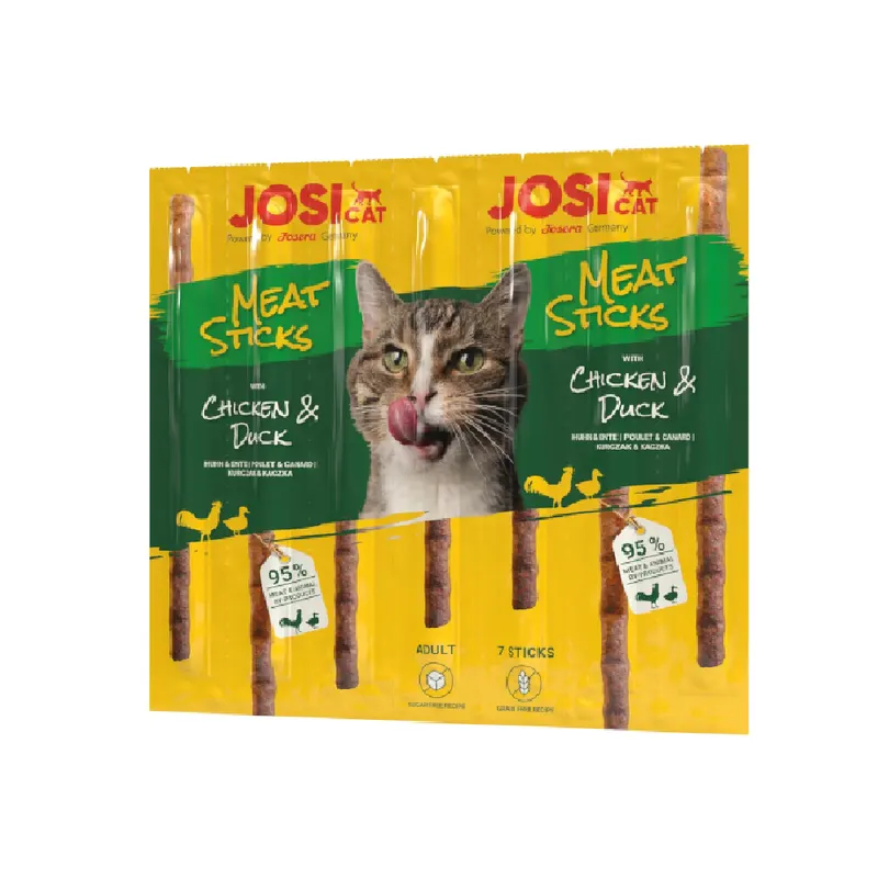 JosiCat Meat Sticks, kurczak i kaczka - 35 g