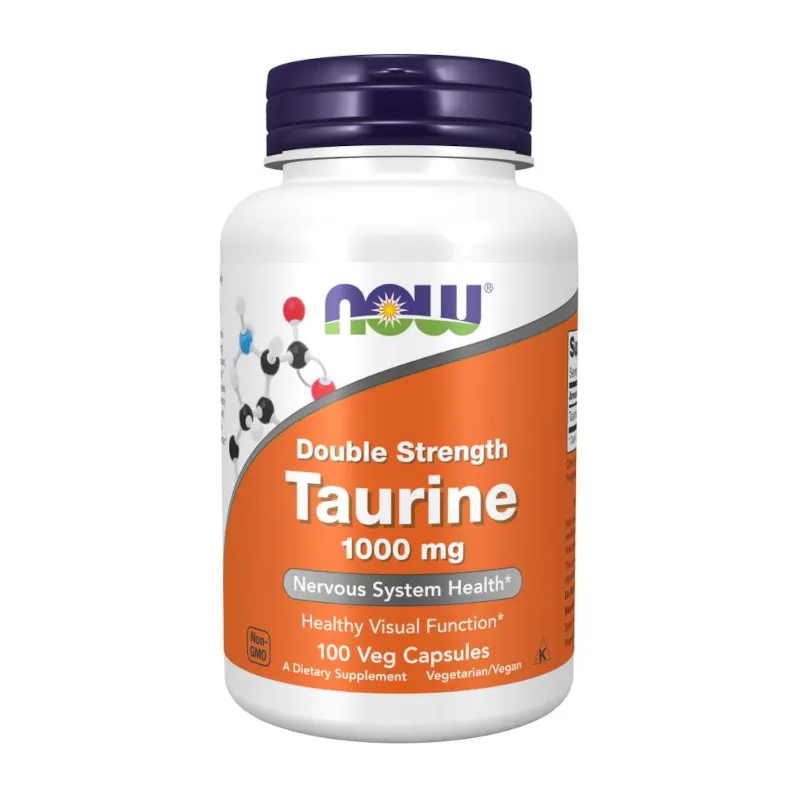 Aminokwasy Now Foods Taurine DS 1000mg 100vcaps