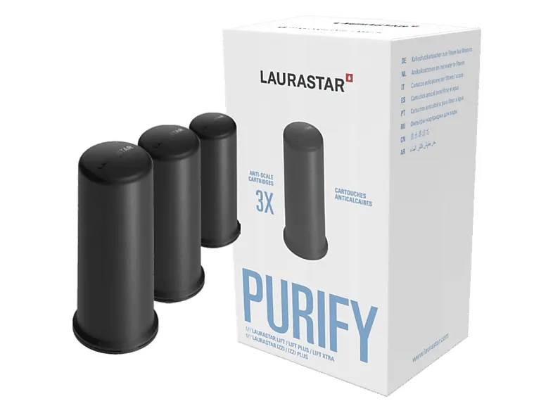 Kartridż filtrujący LAURASTAR Lift 3szt. Czarny