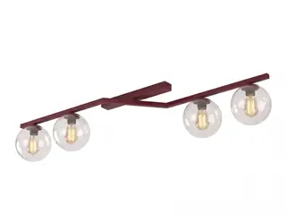 NATON 4 BURGUNDY TRANSPARENT