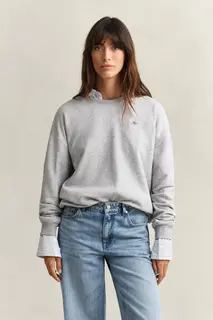 Gant Bluza Damska Relaxed Fit Szara