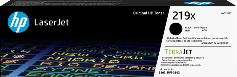 Oryginalny, wysokowydajny wkład kontraktowy z czarnym tonerem HP 219X LaserJet