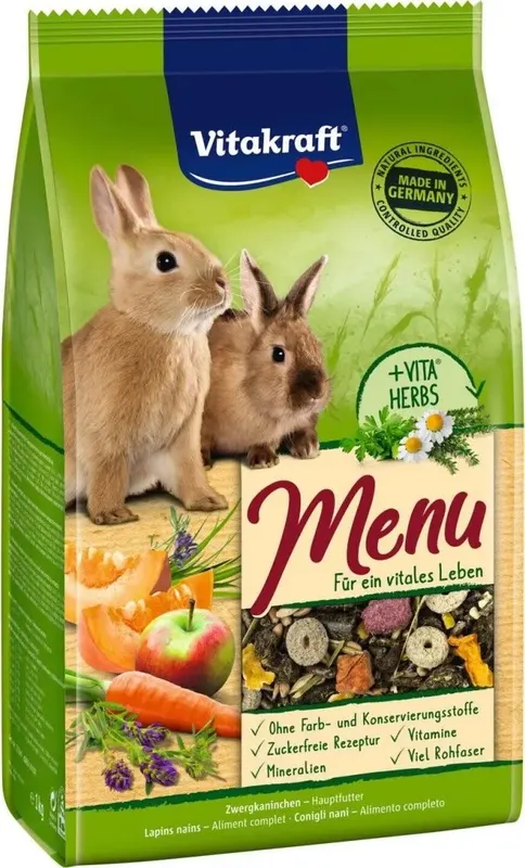 VITAKRAFT Menu Vital - karma dla królika - 3 kg