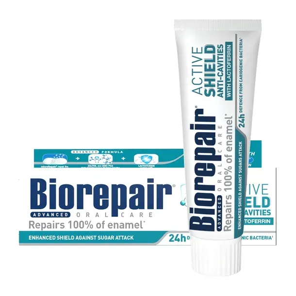 Biorepair Active Shield Pasta Do Zębów Ochrona Szkliwa Przeciw Próchnicy