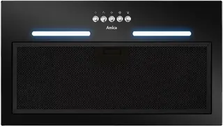Okap wkład Amica OMP6253BG 389m3/h 55cm Czarne szkło