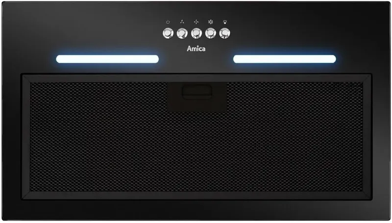 Okap wkład Amica OMP6253BG 389m3/h 55cm Czarne szkło