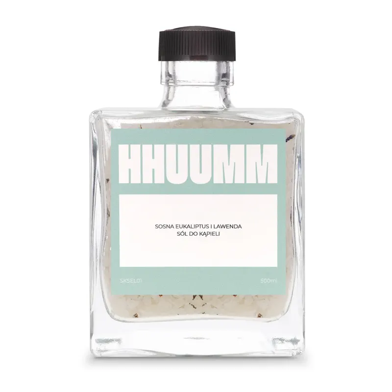 HHUUMM Sól do Kąpieli Sosna Eukaliptus i Lawenda 500ml