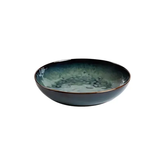 Talerz Homla MIDO Dark Green głęboki, 16 x 6 cm