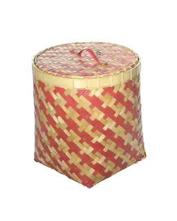 Kosz z pokrywą Stripes 37,5x41cm