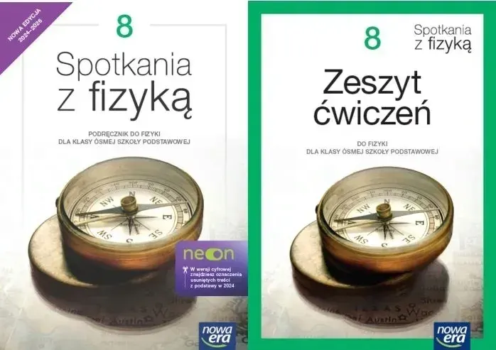 ZESTAW Spotkania z fizyką 8 NEon Podręcznik + Ćwiczenie