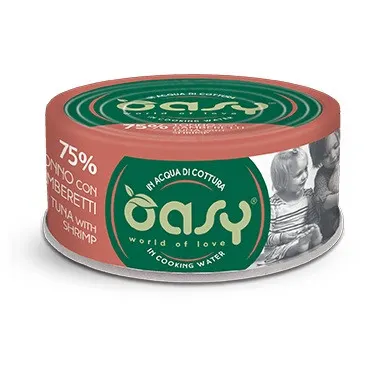 OASY More Love Tuna with shrimp - mokra karma dla kota - 70g