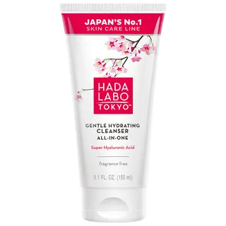Hada Labo Tokyo White kremowy żel oczyszczający do mycia twarzy z kwasem hialuronowym, Super Hyaluronic Acid™ i Advanced HA 150 ml