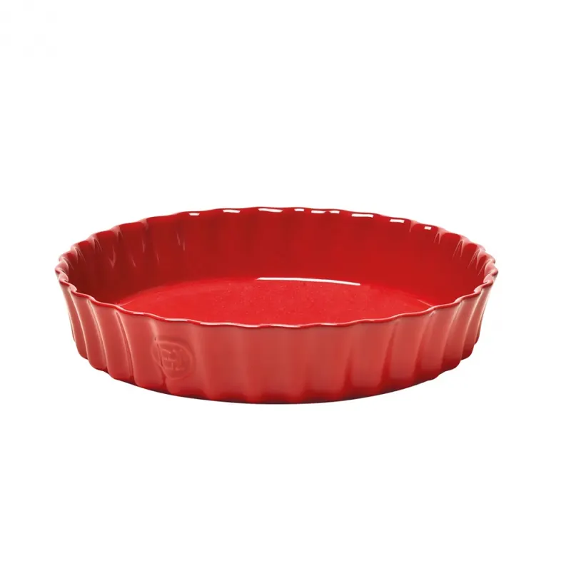 Forma do tarty 28 cm Emile Henry czerwona