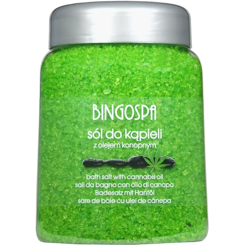 Sól do kąpieli z olejkiem konopnym 850 g