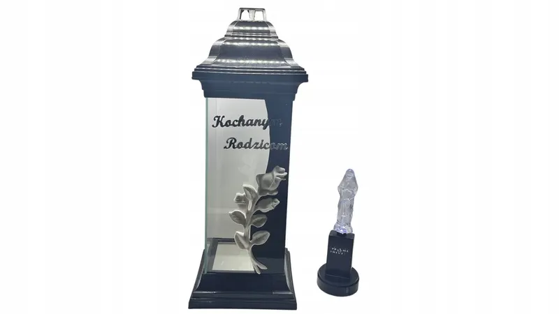 Kapliczka duża z napisem "Kochanym Rodzicom" + LED Maryja