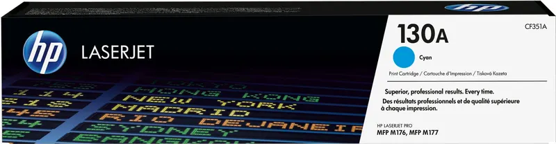 Oryginalny wkład z błękitnym tonerem HP 130A LaserJet
